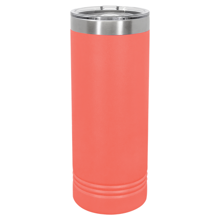 Custom 22oz Polar Camel Skinny Tumbler – Personalized Stainless Steel Insulated Tumbler with Lid