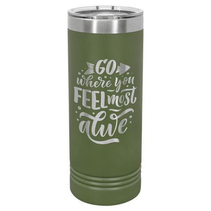 Personalized Polar Camel 22 oz. Skinny Tumbler
