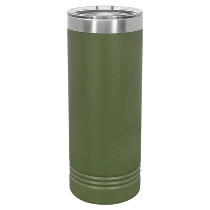 Custom 22oz Polar Camel Skinny Tumbler – Personalized Stainless Steel Insulated Tumbler with Lid