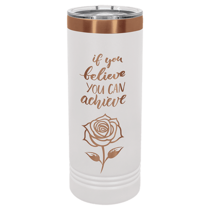 Polar Camel 22 oz. /Rose Gold Skinny Tumbler