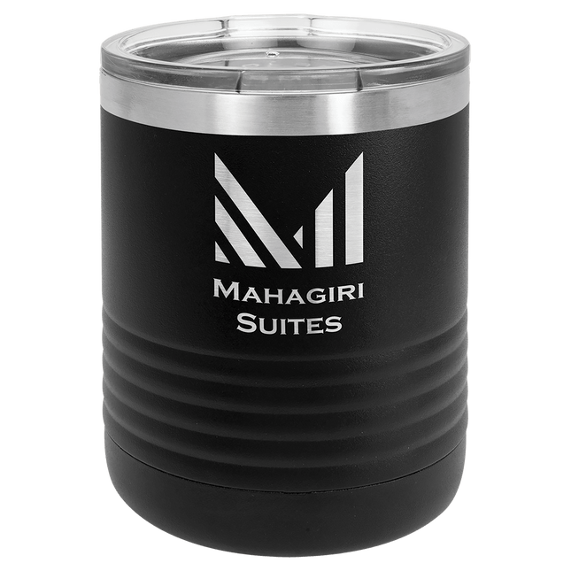 Polar Camel 10 oz. Stainless Steel Vacuum Insulated Ringneck Tumbler with Clear Lid