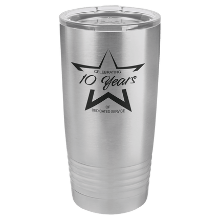 Custom Engraved Polar Camel 20 oz. Tumbler with Logo Lid