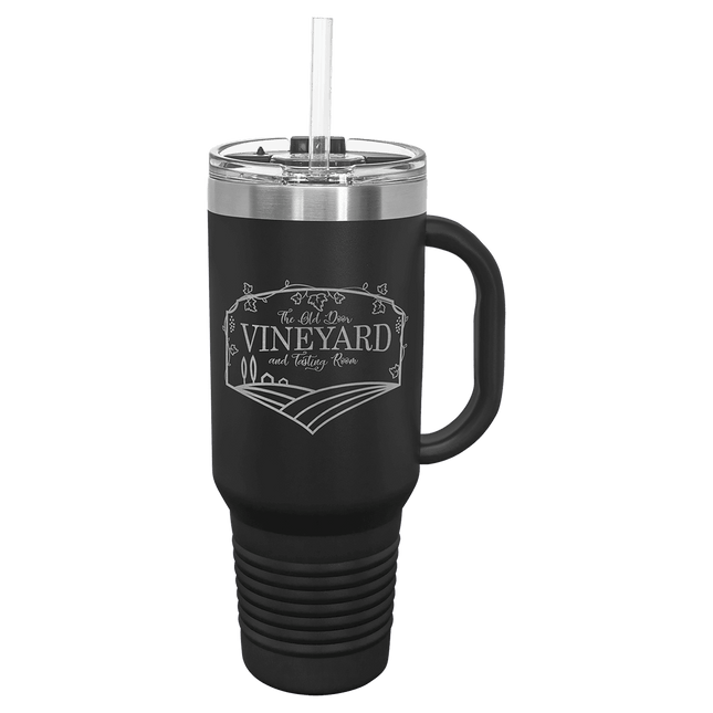 Personalized Polar Camel 40 oz. Travel Mug with Snap Lid & Straw