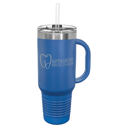Personalized Polar Camel 40 oz. Travel Mug with Snap Lid & Straw