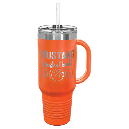 Personalized Polar Camel 40 oz. Travel Mug with Snap Lid & Straw