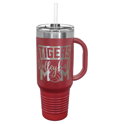 Personalized Polar Camel 40 oz. Travel Mug with Snap Lid & Straw