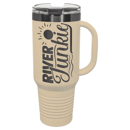 Polar Camel 40 oz. /Ghost Travel Mug with Handle & Straw