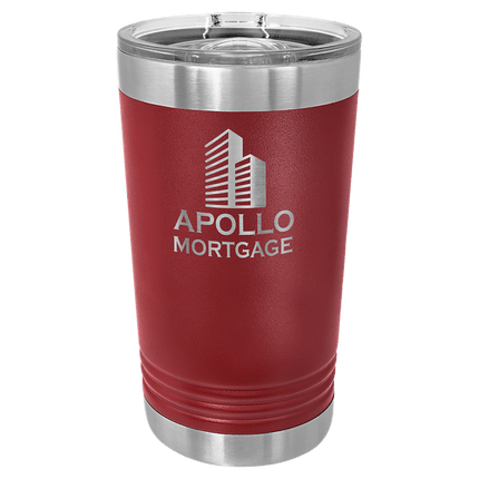 Personalized Polar Camel 16 oz. Stainless Steel Pint