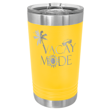 Personalized Polar Camel 16 oz. Stainless Steel Pint