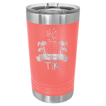 Personalized Polar Camel 16 oz. Stainless Steel Pint