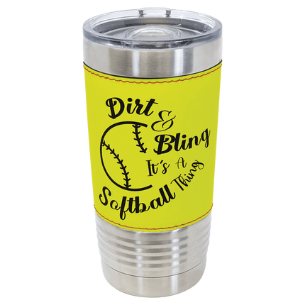 Polar Camel 20 oz. Baseball Tumbler with Slider Lid
