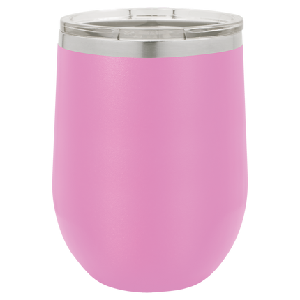 Custom 12oz Polar Camel Stemless Wine Tumbler – Personalized Insulated Cup