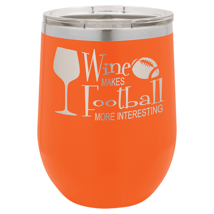 Personalized Polar Camel 12 oz. Stemless Wine Tumbler