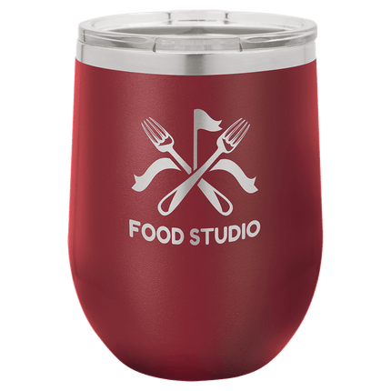 Personalized Polar Camel 12 oz. Stemless Wine Tumbler