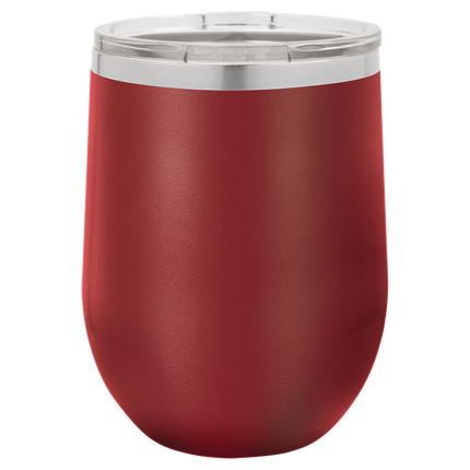 Custom 12oz Polar Camel Stemless Wine Tumbler – Personalized Insulated Cup