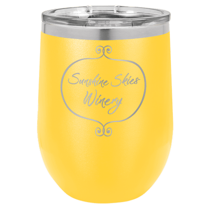 Personalized Polar Camel 12 oz. Stemless Wine Tumbler