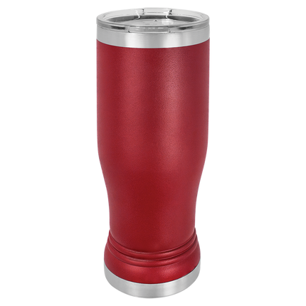 Custom 14oz Polar Camel Pilsner Tumbler – Personalized Stainless Steel Insulated Beer Glass