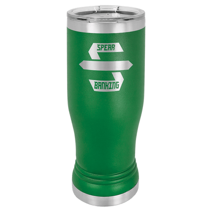 Custom 14oz Polar Camel Pilsner Tumbler – Personalized Stainless Steel Insulated Beer Glass