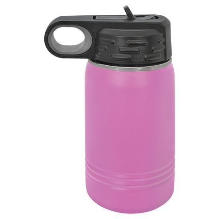 Custom 12oz Polar Camel Water Bottle – Personalized Kids Stainless Steel Bottle with Flip Lid