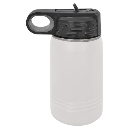 Custom 12oz Polar Camel Water Bottle – Personalized Kids Stainless Steel Bottle with Flip Lid