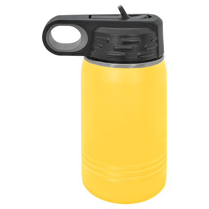 Custom 12oz Polar Camel Water Bottle – Personalized Kids Stainless Steel Bottle with Flip Lid