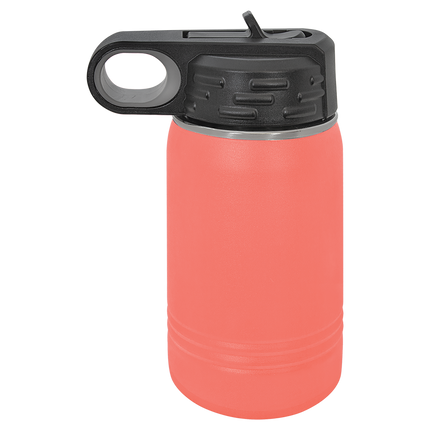 Custom 12oz Polar Camel Water Bottle – Personalized Kids Stainless Steel Bottle with Flip Lid