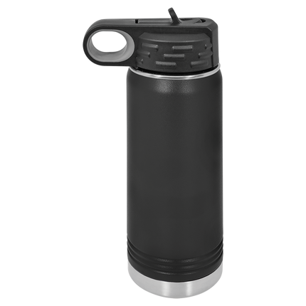 Custom 20oz Polar Camel Water Bottle – Personalized Insulated Stainless Steel Bottle with Flip Straw Lid