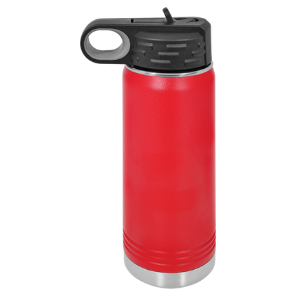 Custom 20oz Polar Camel Water Bottle – Personalized Insulated Stainless Steel Bottle with Flip Straw Lid