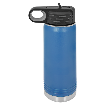 Custom 20oz Polar Camel Water Bottle – Personalized Insulated Stainless Steel Bottle with Flip Straw Lid