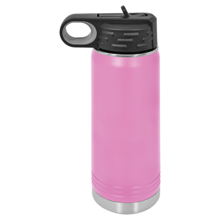 Custom 20oz Polar Camel Water Bottle – Personalized Insulated Stainless Steel Bottle with Flip Straw Lid