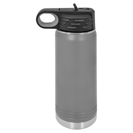 Custom 20oz Polar Camel Water Bottle – Personalized Insulated Stainless Steel Bottle with Flip Straw Lid