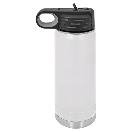 Custom 20oz Polar Camel Water Bottle – Personalized Insulated Stainless Steel Bottle with Flip Straw Lid