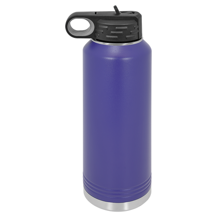 Custom 40oz Polar Camel Water Bottle – Personalized Stainless Steel Insulated Bottle with Flip Straw Lid