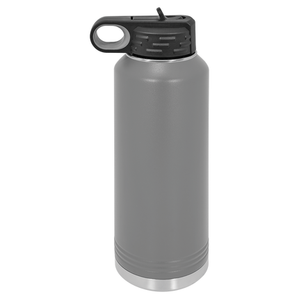 Custom 40oz Polar Camel Water Bottle – Personalized Stainless Steel Insulated Bottle with Flip Straw Lid
