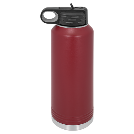 Custom 40oz Polar Camel Water Bottle – Personalized Stainless Steel Insulated Bottle with Flip Straw Lid