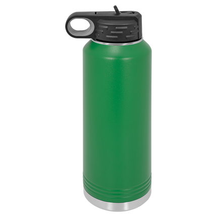 Custom 40oz Polar Camel Water Bottle – Personalized Stainless Steel Insulated Bottle with Flip Straw Lid