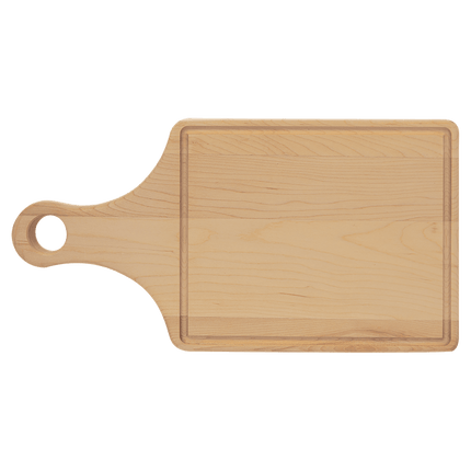 Personalized Maple Cutting Board with Juice Groove – Custom Engraved Charcuterie Board, Multiple Sizes