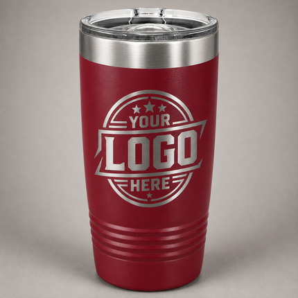 Engraved Polar Camel 20oz Tumbler - Maroon