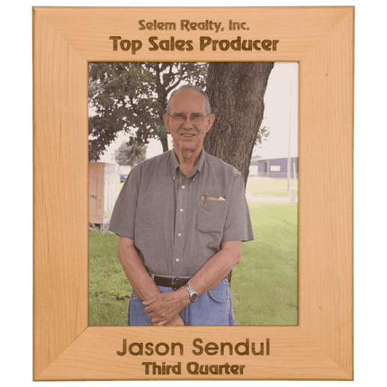 8 1/2" x 11" Genuine Red Alder Picture Frame