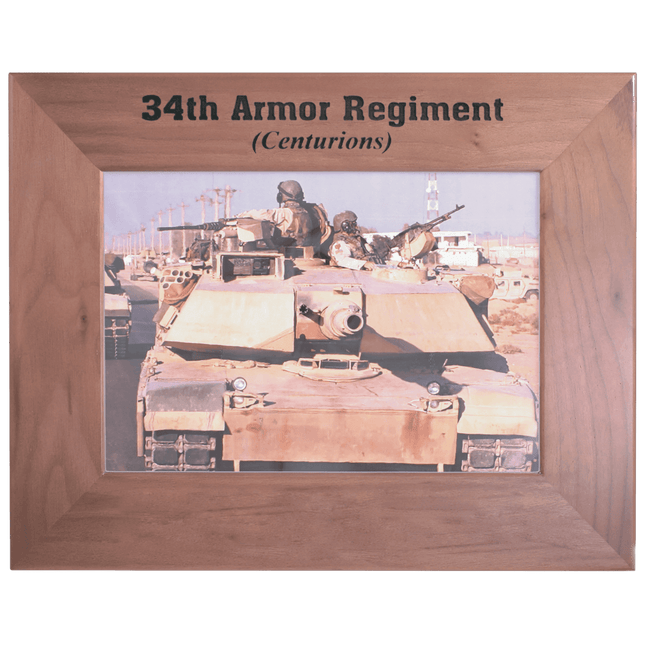 Personalized Walnut Picture Frame (5" x 7")