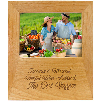 Personalized Red Alder Photo Frames | Engraved Wooden Picture Frames | Closing Gifts, Corporate Awards & Keepsakes