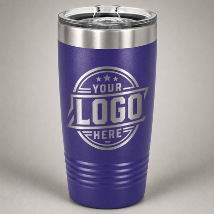 Engraved Polar Camel 20oz Tumbler - Purple