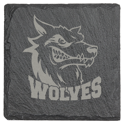 Laser Engraved Slate Coaster (Single)