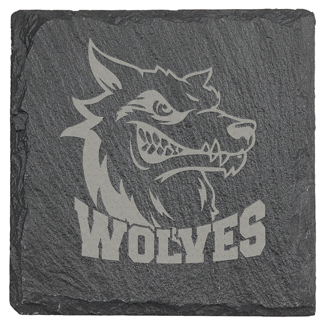 Laser Engraved Slate Coaster (Single)