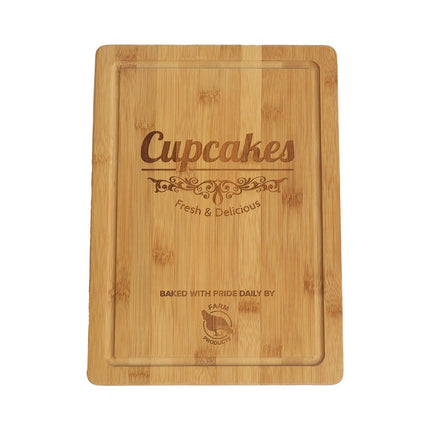 Personalized Bamboo Cutting Board with Juice Groove – 10x14 Engraved Gift