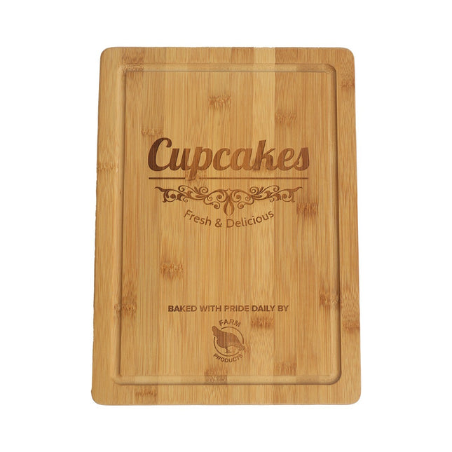 Personalized Bamboo Cutting Board with Juice Groove – 10x14 Engraved Gift