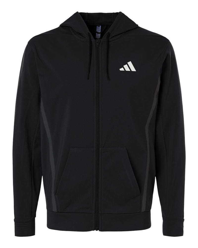 Full-zip hooded sweatshirt