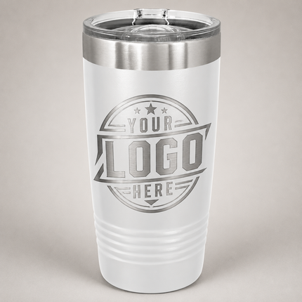 Engraved Polar Camel 20oz Tumbler - White