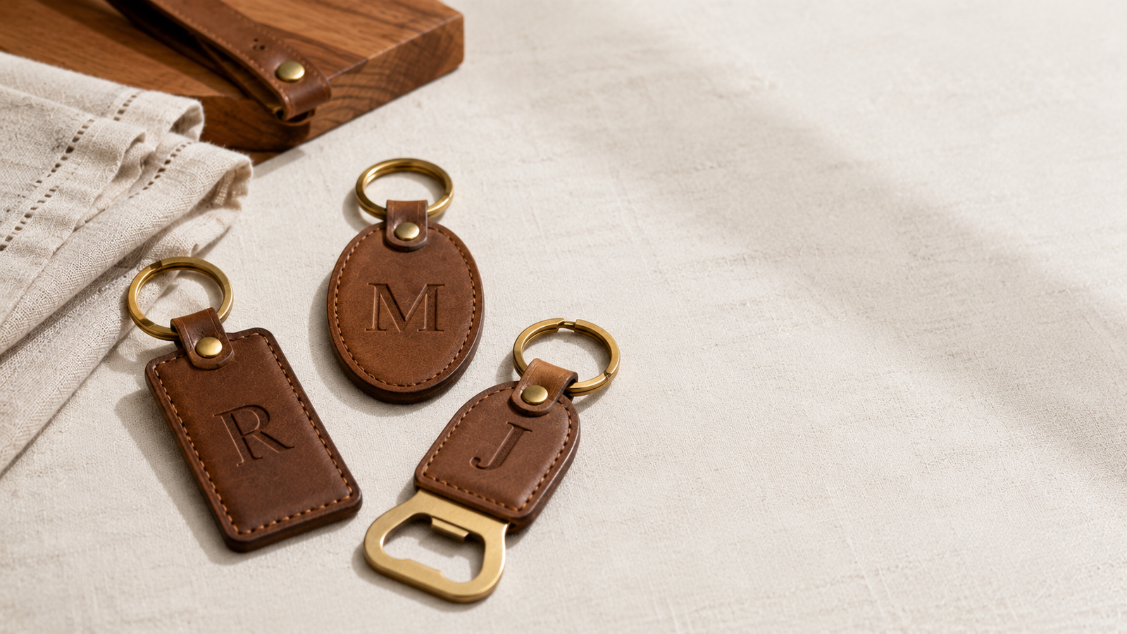 Custom keychains that keep your brand in their hand every day.