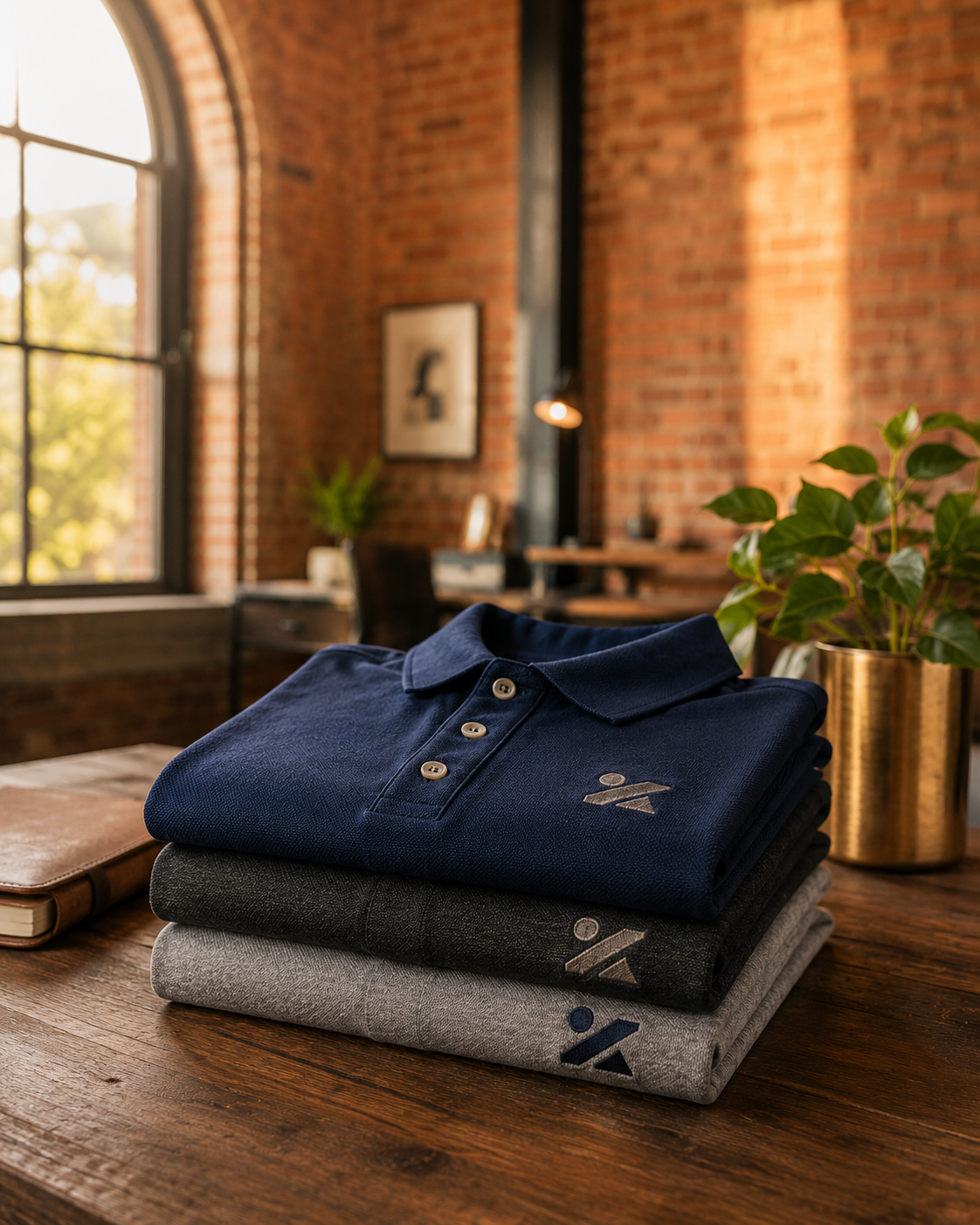 Custom embroidered polos for Tulsa businesses.
